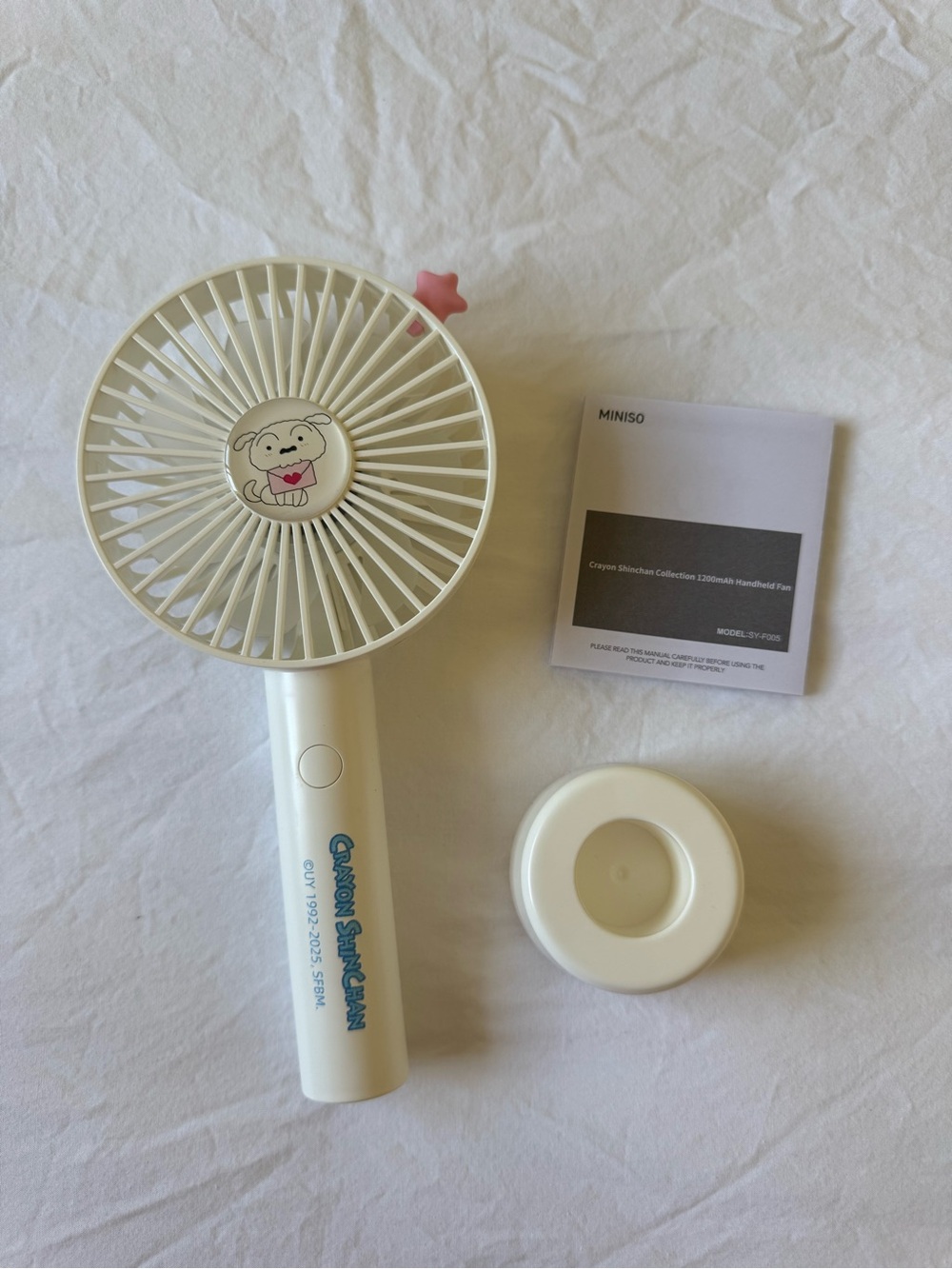 Miniso Crayon Shinchan Collection Handheld Fan